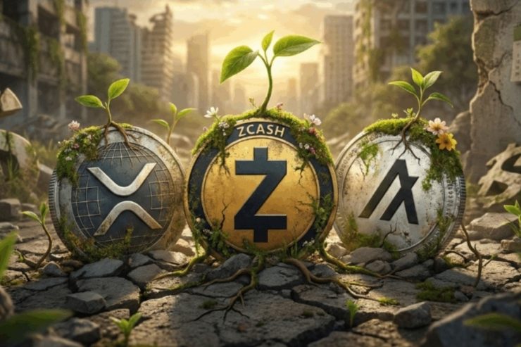 ریپل، زی‌کش و الگورند؛ برندگان غیرمنتظره بازار رمزارز در سال ۲۰۲۵